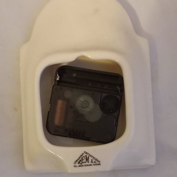 Clock ceramic from Poland with name 'of polish capital Warszawa - Picture 3 of 5